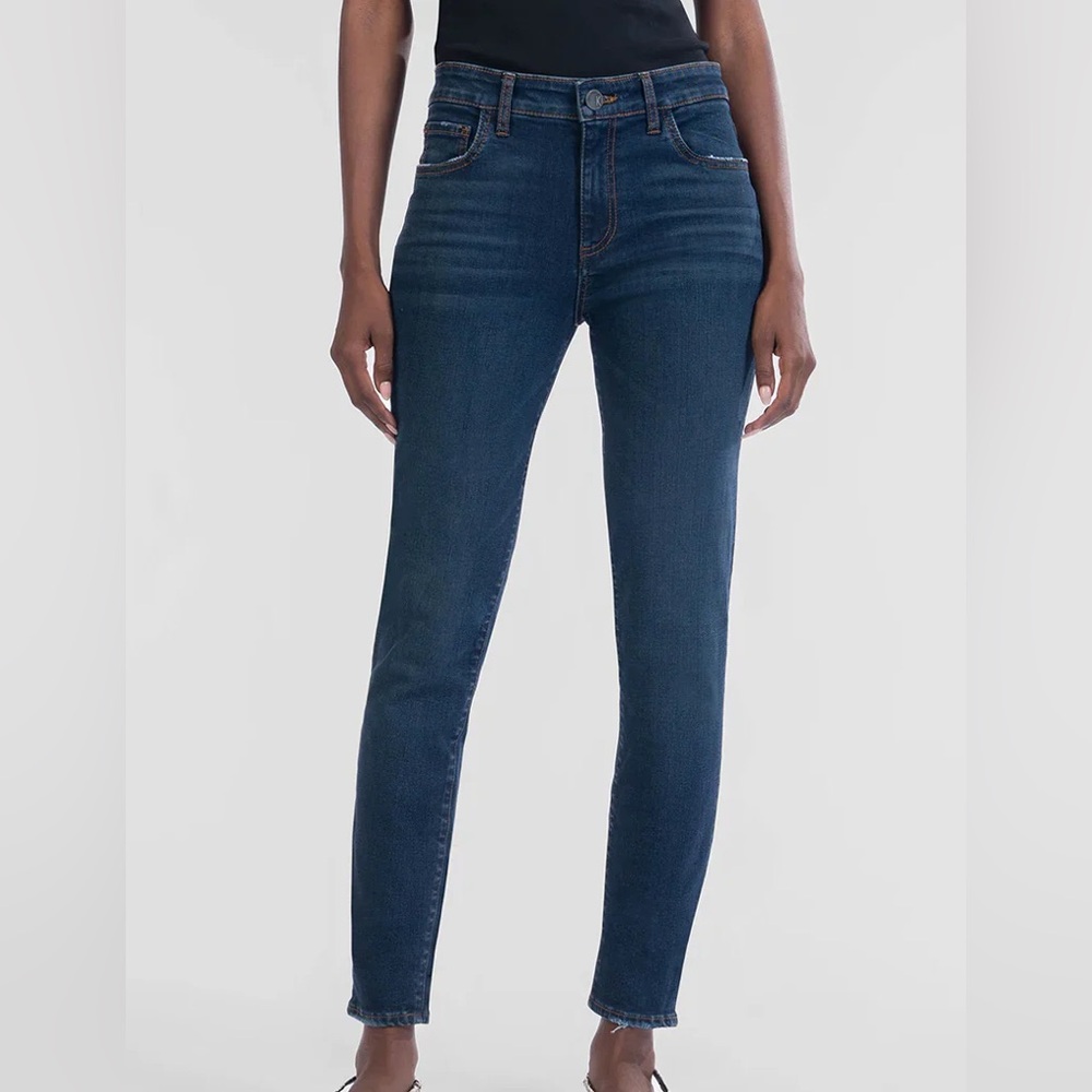 Kut from the Kloth High Rise Toothpick Skinny Denim Jeans. Size 16